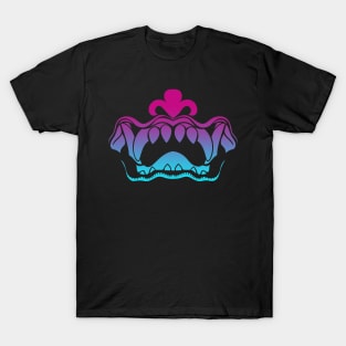 Bali Demon Mask Teeth Vaporwave T-Shirt